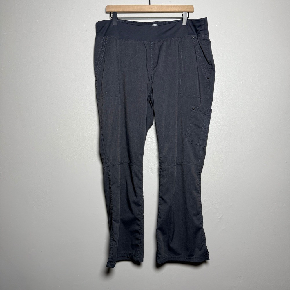 Healing Hands Scrub Pants XLP‎ Gray Straight Bottoms Nurse Caretaker Medical